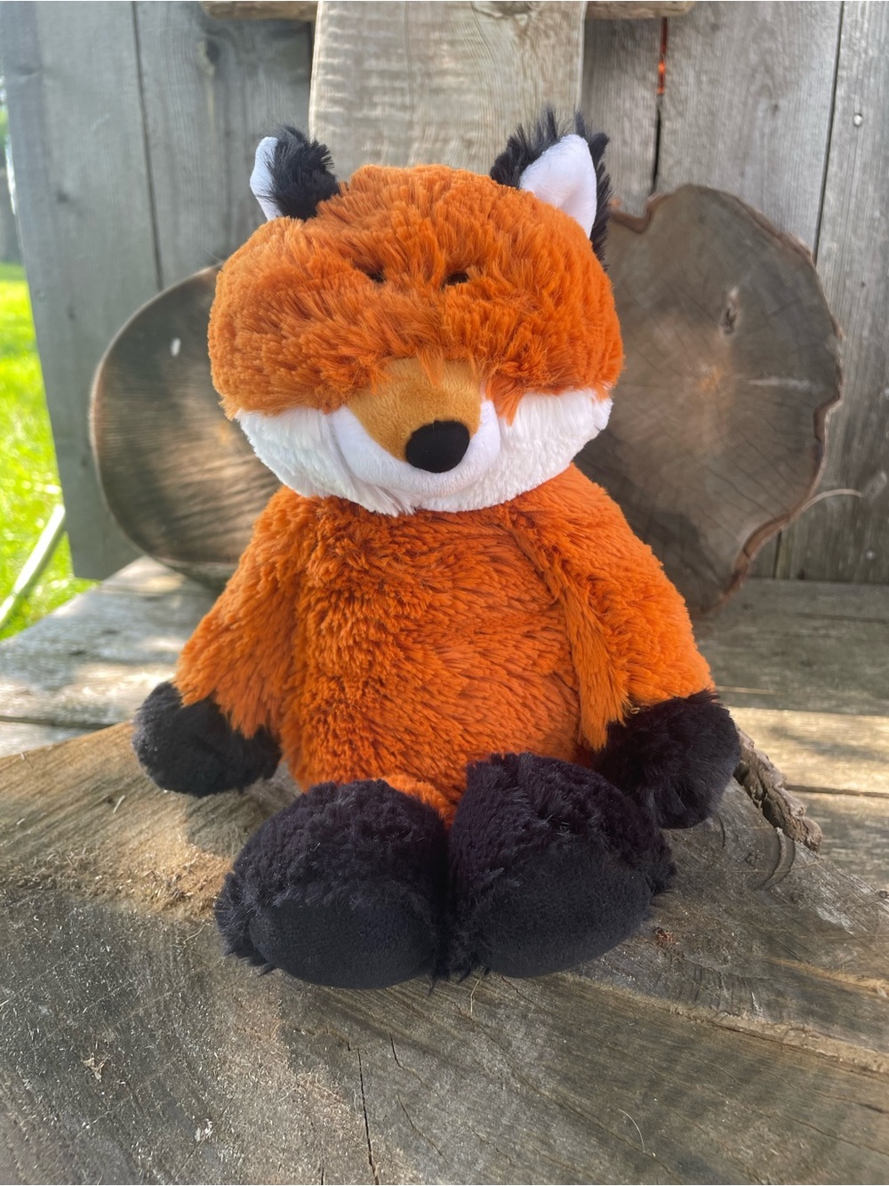 2017 TY ATTIC Treasures 13" Plush Stuffed FRED FOX orange black white lovey